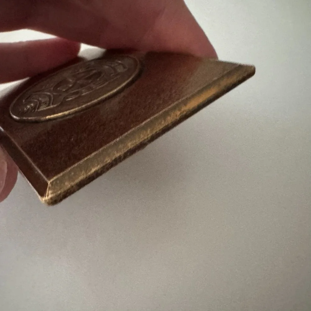Vintage US National Senior Open Golf Association Belt‎ Buckle Copper Tone